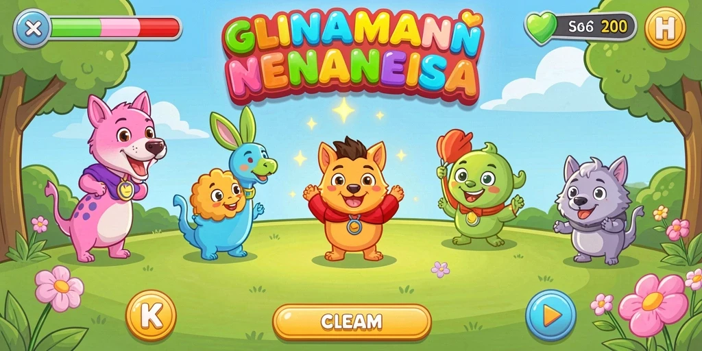 idrgame - Screenshot karakter dengan kemampuan unik dalam permainan.